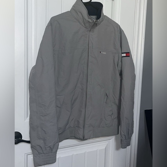 Tommy Hilfiger Gray Men's hoodless Jacket - Picture 1 of 7